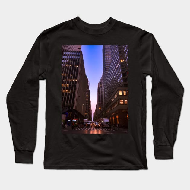 Garment District, Manhattan Long Sleeve T-Shirt by eleonoraingrid